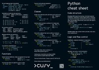 Cheat Sheets für unsere Python-Seminare Cheat Sheets für unsere Python-Seminare