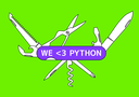 We love Python